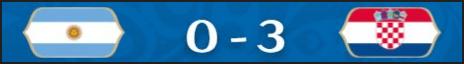 Argentina vs Croatia Group D