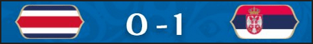 Costa Rica vs Serbia Group E