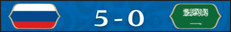 Russia VS Saudi Arabia 5-0 Group A Russia vs Saudi Arabia Group A
