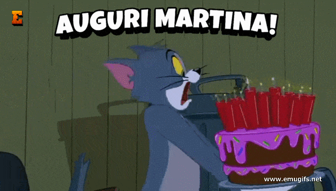 Auguri Martina GIF Divertente con Tom il Gatto che Spegne le Candeline per festeggiare il Compleanno Auguri Martina GIF Divertente con Tom il Gatto che Spegne le Candeline per festeggiare il Compleanno