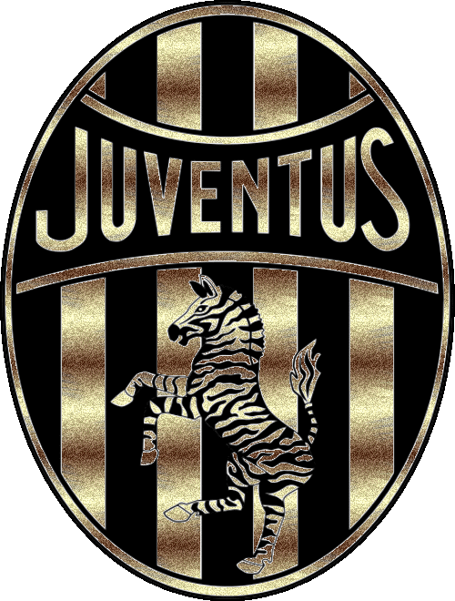 Calcio GIF Animata Logo Juventus Animato Juve Torino Logo Glitter Juventus Football Club Animated GIF Old Logo Zebra