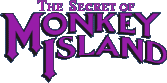 The Secret of Monkey Island Video Game LucasFilm LucasArts 1990 Title Logo GIF Sprite Title Screen