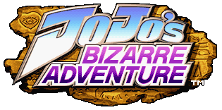JoJos Bizarre Adventure Fighting Video Game by Capcom 1998 Le Bizzarre Avventure di JoJo Animated Sprite GIF Character Title Logo Title Screen