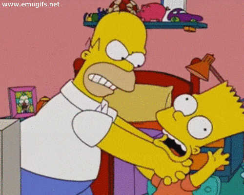 Homer Simpson Tenta di Strangolare Bart Dopo Averlo Fatto Arrabbiare di Brutto