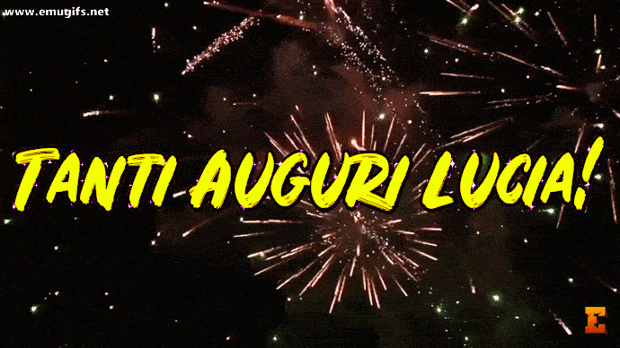 Tanti Auguri Lucia Buon Onomastico per la Festa di Santa Lucia del 13 Dicembre