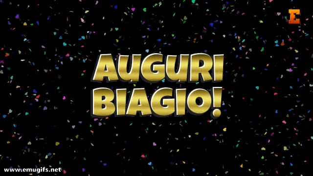 Auguri Biagio GIF di Buon Compleanno con Nome Personalizzato da Scaricare e Condividere come Cartolina