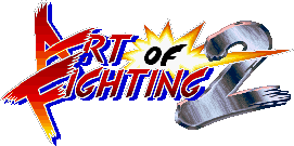 Art of Fighting 2 Neo Geo Arcade Game by SNK 1994 Title Logo Title Screen