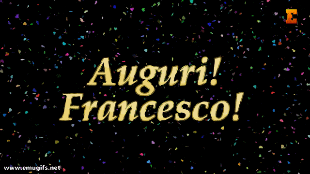 S Francesco Oggi 4 Ottobre GIF Animata di Buon Onomastico Francesco da Scaricare Gratis e Inviare sui Social