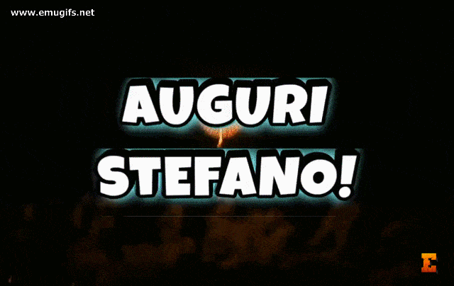 Auguri Stefano GIF per l Onomastico di Oggi 26 Dicembre Santo Stefano Scarica e Invia un Augurio Personalizzato con Nome su WhatsApp