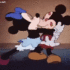 Minnie Kissing Mickey GIF Animation (Bacio Topolino e Minnie Mouse)