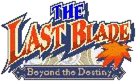 The Last Blade Beyond the Destiny Neo Geo Pocket Color Fighting Game by SNK 2000 Transparent Title Logo