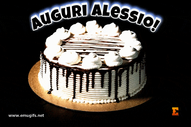 Auguri Alessio Buon Compleanno Scritte Animate con Nome Personalizzato e Torta Cioccolato e Panna Scarica e Invia Auguri Alessio Buon Compleanno Scritte Animate con Nome Personalizzato e Torta Cioccolato e Panna Scarica e Invia