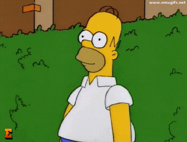 Homer Hiding GIF Make Your MEME With Homer Simpson and Share on Facebook Comment Like a Reaction GIFs