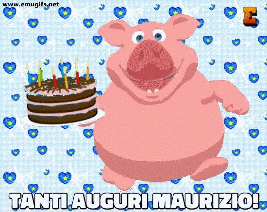 Tanti Auguri Maurizio GIF Animata per Festeggiare il Compleanno o l Onomastico per il Giorno 22 Settembre San Maurizio Scarica Gratis