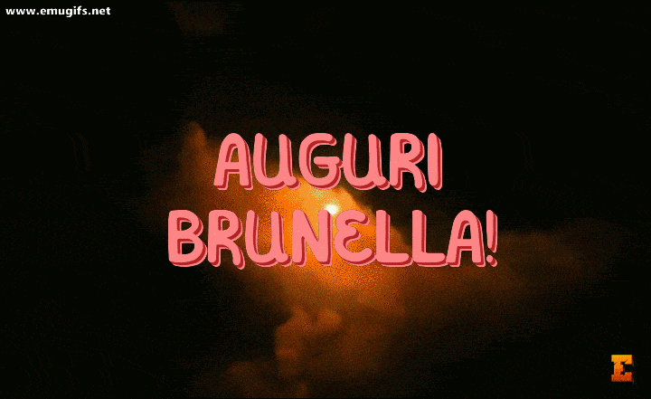Auguri Brunella GIF Personalizzata con Nome e Fuochi Artificiali per Festeggiare un Buon Onomastico o il Compleanno il Giorno 6 Ottobre Scarica e Condividi su WhatsApp