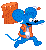 Itchy Character Mouse Simpson Fichetto Topo Itchy Character Mouse Simpson Fichetto Topo