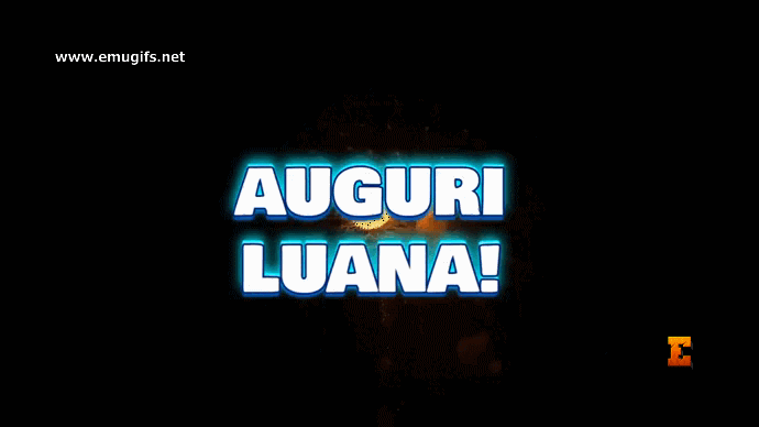 Buon Onomastico Luana GIF Personalizzata con Frasi di Auguri e Nome per la Festa di Ognissanti Tutti i Santi Scarica Gratis