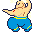 Chain Fighter Character Sprite Animated GIF of Yie Ar Kung Fu Videogame Chain Fighter Character Sprite Animated GIF of Yie Ar Kung Fu Videogame