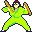 Tonfun Fighter Character Sprite Animated GIF of Yie Ar Kung Fu Videogame Tonfun Fighter Character Sprite Animated GIF of Yie Ar Kung Fu Videogame