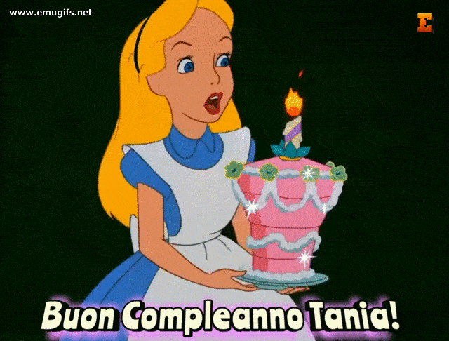Buon Compleanno Tania GIF con Frasi di Auguri e Nome Personalizzato da Inviare alla Tua Migliore Amica o Fidanzata che si Chiama Tania Scarica e Condividi su Facebook Chat