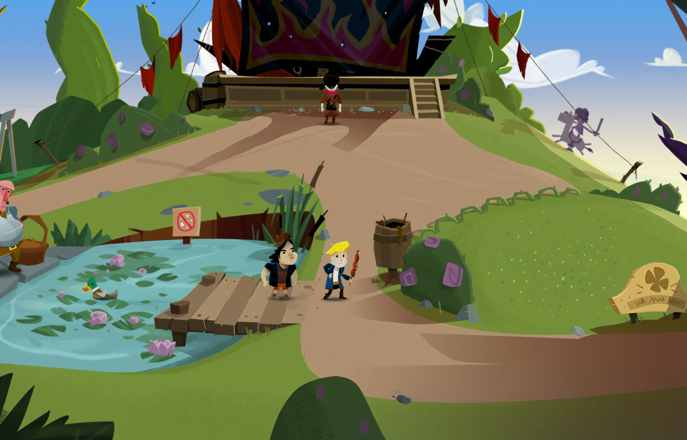 Return to Monkey Island Prelude Guybrush Vomit After Eat Scurvydog Whit Ketchup Wallpaper for Computer PC Desktop 1404x900 by Emugifs 2022