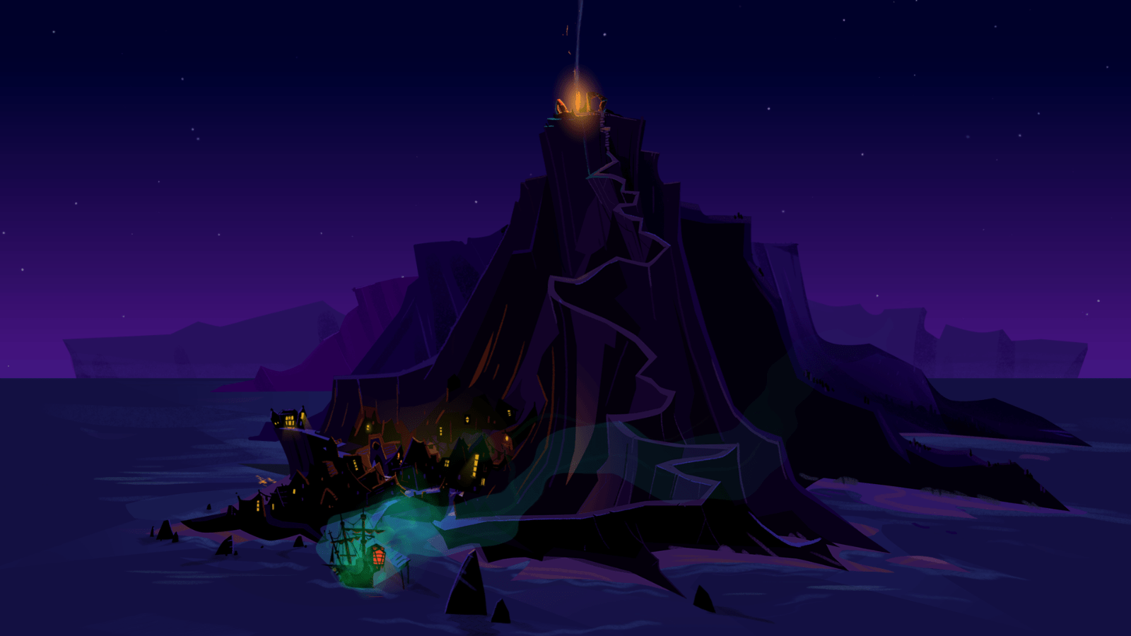 Return to Monkey Island Prelude Melee Island Wallpaper for Computer PC Desktop 1600x900 by Emugifs 2022