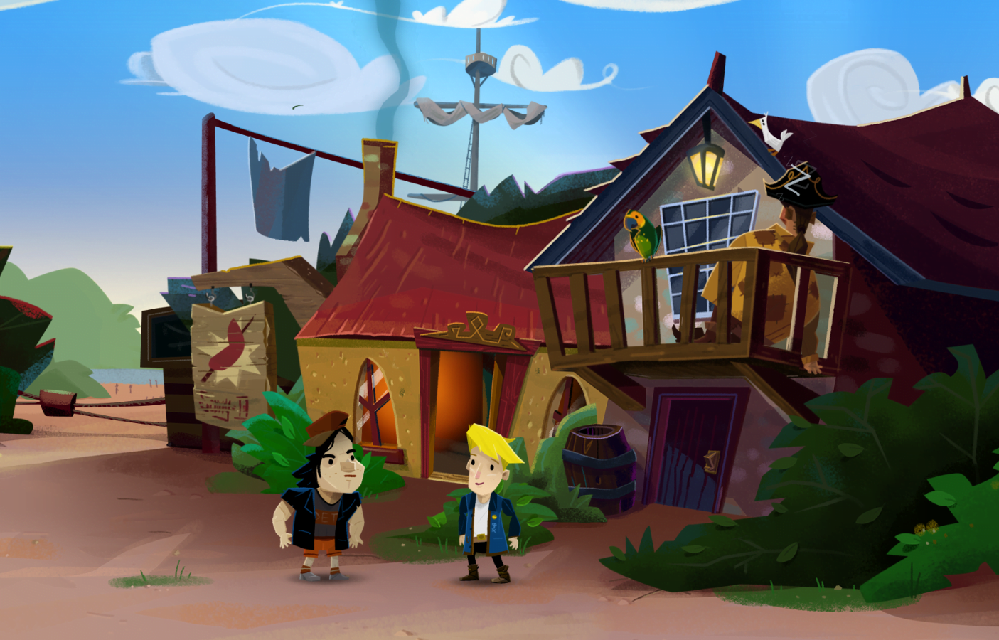 Return to Monkey Island Prelude The Beginning Game Wallpaper for Computer PC Desktop 1405x900 by Emugifs 2022