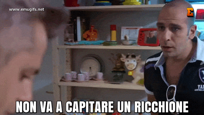 Non va a Capitare un Ricchione nel Mio Scompartimento Proprio di Fronte a Me Checco Zalone Cado dalle Nubi