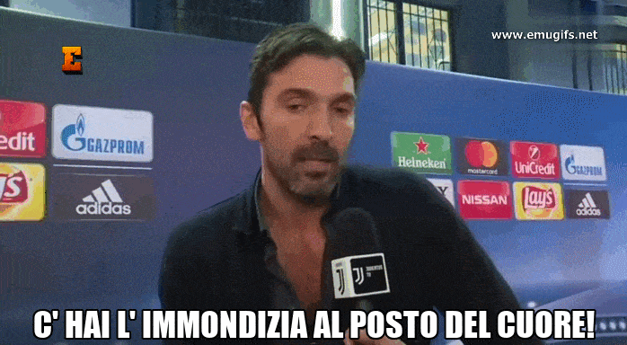 C' Hai L' Immondizia al Posto del Cuore Buffon ai Microfoni dei Giornalisti dopo l' Eliminazione dalla Champions League