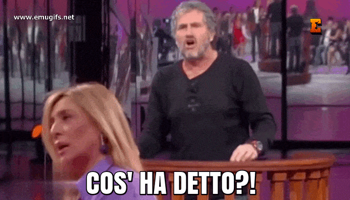 Cos Ha Detto GIF e MEME Pappalardo Zequila Ti Uccido Scontro in Televisione da Mara Venier Reaction Arrabbiato