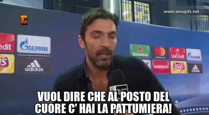 Vuol Dire che al Post del Cuore c Hai la Pattumiera Buffon contro Arbitro nel Post Partita Real Madrid Juventus 1 3