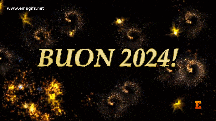 Buon 2024 GIF per Festeggiare il Capodanno il 31 Dicembre