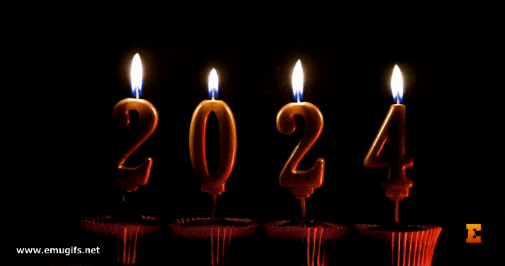 Buon Anno Nuovo 2024 Notte di S Silvestro Cartolina Animata per Salutare l Anno Nuovo