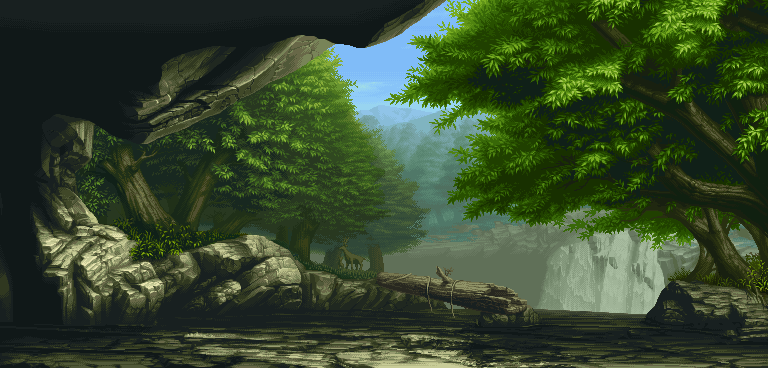 SNK Vs Capcom SVC Chaos Arcade Neo Geo Background Animated Stage Sprites Green of Forest SNK Vs Capcom SVC Chaos Arcade Neo Geo Background Animated Stage Sprites Green of Forest