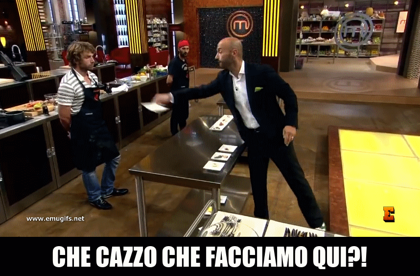 Che Cazzo che Facciamo Qui Frasi di Joe Bastianich Arrabbiato che Rompe i Piatti di un Concorrente Che Cazzo che Facciamo Qui Frasi di Joe Bastianich Arrabbiato che Rompe i Piatti di un Concorrente