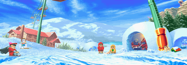Super Gem Fighter Mini Mix Background Stage Ski Slopes Super Gem Fighter Mini Mix Background Stage Ski Slopes